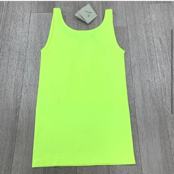 Nikibiki Tops Nikibiki Neon Yellow Sports Tank Top Nwt Poshmark